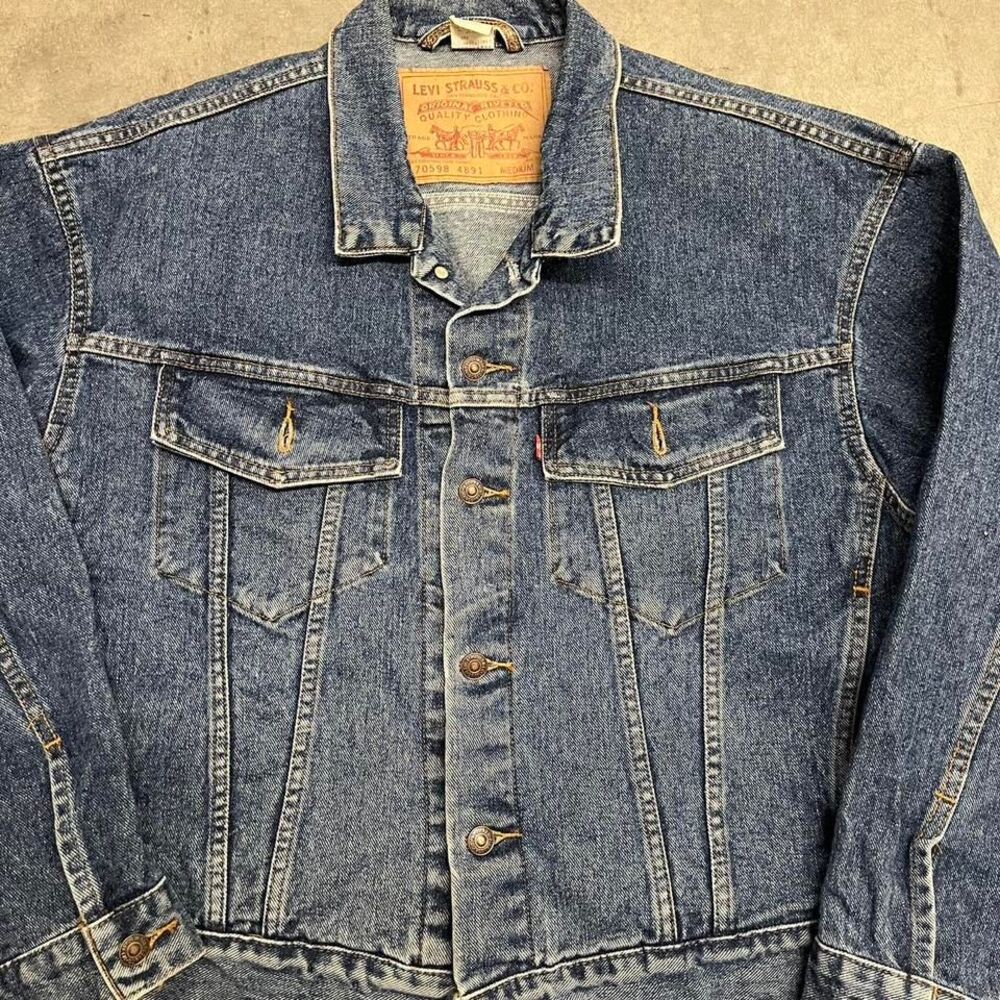 Vintage 90s paper tag Levi's denim jacket - Picture 2 of 5
